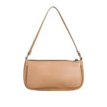 SLANGO Sparkling Floral Embroidered Crossbody Bag - Women's PU & Sequin Underarm Shoulder Purse, Fashion Bohemian Flower Handbag - trái cam - Xem 4