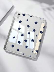 Ốp bảo vệ hai mặt bằng silicon họa tiết ngôi sao xanh dương, mặt kính acrylic trong suốt, tương thích với iPad thế hệ thứ 10 10.2/Mini 6/Mini 7/9.7 inch, Galaxy Tab A9 Plus 3+Y và máy tính bảng gập. Góc được gia cố, tự động bật/tắt màn hình, khe cắm bút cảm ứng tích hợp, chân đế đa góc. Quà tặng hàng ngày, quà sinh nhật mùa xuân. - Nhiều màu - Xem 2