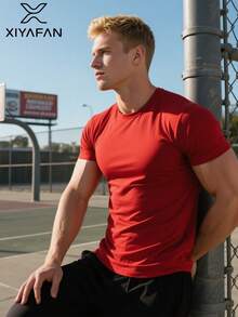 男士男友风运动衬衫三件套 - 速干短袖 | 返校季 | 四向弹力，易于叠穿 | 抗皱，适合夏季健身和通勤 - 彩色 - 查看 6