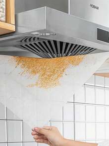 抽油烟机过滤器通用替换扁平油脂除尘碳炭油烟过滤器厨房烤箱家用餐厅保护垫风扇抽油烟机滤网可调节纸