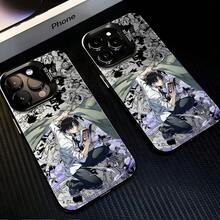 Funda de teléfono Anime  para iPhone 16, 15, 14 Pro Max, 13, 12, 11 Pro, X, XR, XS Max, 8, 7 Plus - Cubierta trasera mate a prueba de golpes, accesorios móviles, cultura pop, impresión UV, cubierta duradera, entusiastas de la cultura pop, entusiastas de la tecnología - Mezcla de colores - Ver 5
