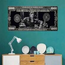 1 pieza Lienzo de arte de pared con personaje de película clásica, impresión de arte en lienzo, decoración de pared para baño, dormitorio, oficina, sala de estar, decoración del hogar, regalo creativo, pintura de pared para el hogar, SIN marco