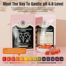 Feminine Balance Gummies, Premium Balance Supplement For Women PH Health, Immune Support, Energy Support, Vegan, Gluten-Free, Strawberry Flavor, Delicious 60 Gummies, 1 Pack 30 Servings.. - 1 - Xem 8