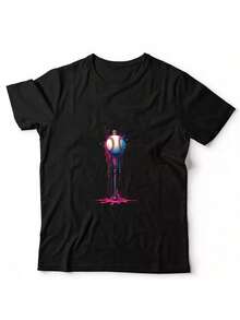 Baseball Bat Shirts For Boys, Baseball Sprinkle Drip For T Shirt_27_t1 - Black - View 3