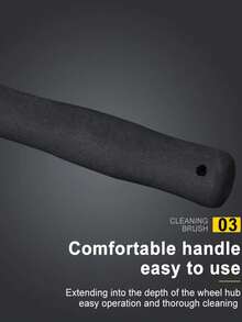 Auto Wasch Super Bürste Plüsch Premium Rad Bürste Rutschfester Griff Einfach zu reinigende Felgen, Speichen, Radkästen Auto Zubehör