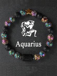 Friendship Bracelets Men Women Cool Gifts For Constellation Lover Aries Taurus Gemini Cancer Leo Virgo Libra Scorpio Sagittarius Capricorn Aquarius Pisces Present Sister Brother Boyfriend Girlfriend Vintage Streetwear Bangles