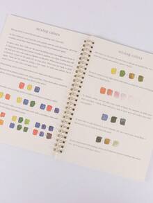 1 Sách tô màu màu nước, sách bài tập màu nước động vật, dụng cụ vẽ tranh nghệ thuật dành cho người mới bắt đầu (tô màu đậm và dễ dàng) - Nhiều màu - Xem 4