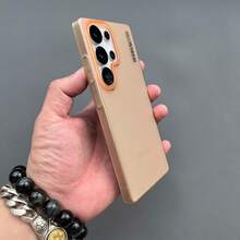 1 件半透明硬糖 PC 手机保护壳，适用于三星 Galaxy S25 S24 S23 S22 S21 Ultra Plus FE 型号