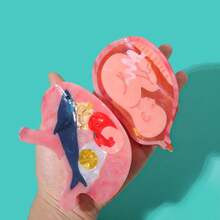 这款个性化骷髅头发夹，搭配新颖的肺、子宫和胃造型发爪，是送给医学爱好者和医疗创业者的最佳礼物。母亲节装饰发夹，秋季发饰，时尚发夹，优雅发卡，适合冬季度假装扮，夏季海滩风情。 - 彩色 - 查看 5