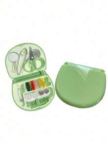 1 Set tragbare Mini Nähbox, kleines Nähset, vielseitige Nähwerkzeuge Kombination - perfektes Geschenk für Anfänger-Näher: Nähset - faltbar, DIY Nähzubehör und Accessoires für Reisende und für Notfall-Bekleidungsreparaturen!