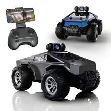 1 件遥控车，1:28 比例 RC 越野怪物卡车，带摄像头和灯光效果，可连接手机控制越野皮卡，全地形 4WD 遥控卡车，2.4GHz 遥控漂移玩具车，是送给男孩和女孩的完美生日礼物，万圣节和圣诞节儿童礼物
