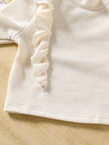 2件套大龄女童长袖立领上衣+PU皮革迷你裙，秋冬 - 彩色 - 查看 6