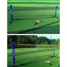 Portable Tennis And Badminton Net, Court Net, Badminton Sports Accessories, Badminton Training, Outdoor Sports Supplies, Suitable For Home, Racket Sports, Tournaments, Schools, Parks - Sturdy Sports Net System, Excludes Stands, Backyard Games, Outdoor Players, Durable Multi-Purpose, Ideal For Outdoor Games, Sports Accessories, Badminton Supplies, Lawn Games, Yard Entertainment, Playgrounds, Home Recreation, Men's Gifts, Birthday Gifts