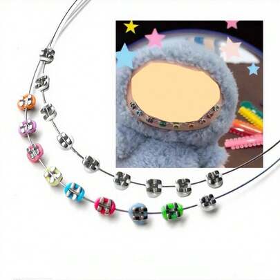 Soporte decorativo LBB desmontable y ajustable de acero de colores para muñecas de 17 cm, accesorios y regalos de muñecas