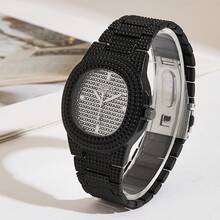 最新升级版，目前品质最高。采用方形表盘，镶钻星空图案设计，走时精准，搭载石英机芯，适合重要场合佩戴。 - 黑色 - 查看 6