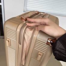 10kg Carry-On Luggage With 360° Wheels Travel Hand Luggage - 金色 - 查看 6