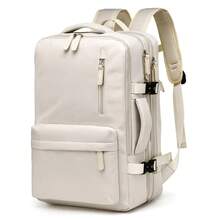 1 Piece Of Nylon Fabric Large Capacity Backpack With Dry And Wet Separation, Suitable For Travel And Short Distance Business Trips