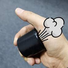 1pc Black Fart Sound Maker - Realistic Soft Rubber Toy, Durable Synthetic Rubber Product, Perfect For Parties, Gifts, And Pranking Friends, Suitable For Halloween Pranks And Mischief