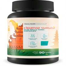 Cleanse Sumatra Slim Belly Tonic Capsules - Our Best Gut Cleanse Detox For Women &Amp; Men - Our Best Colon Cleanse - Natural Slim Gut Cleanse Detox For Men &Amp; Women - Healthy Natural Colon Cleanse Pills - 白色的 - 查看 1