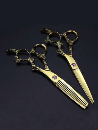 专业 1 件套理发剪刀 - 男士、女士和宠物适用的理发剪刀、家用理发理发/沙龙打薄剪刀、不锈钢美发剪刀、光滑后刷、理发配件、吹风机、头发、理发、美发工具、美发产品、吹风机、头发、配件、美发产品、美发工具、美发用品、护发、卷发刷、理发、理发配件、美发设备、旅行必需品、发型、美发