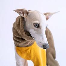 Autumn/Winter Jumpsuit For Small/Medium Dogs, Warm Full Body Coverage Outfit With High Collar To Protect Belly And Legs, Soft & Cozy Fabric, Suitable For Breeds Like Poodle, Whippet, Beagle In Cold Seasons - Coffee Brown - View 9
