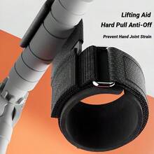 2 件举重钩优质带子举重硬拉引体向上和锻炼健身钩训练 - 彩色 - 查看 5