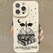 1 Funda de Protección Completa a Prueba de Golpes de Material TPU Pintado con Dragón Blanco Antiguo para Apple  6/7/8/X/11/12/13/14/15/16 Pro/16 Pro Max/16 Plus - Colores mixtos - Ver 2