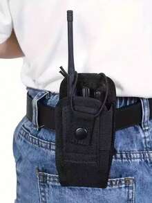 1pc Outdoor Tactical Radio Pouch, Multi-Functional Radio Case Protective Cover