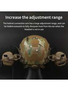 Fast Helmet ARC Wendy Rail Adapter Suspension Headphones Bracket Multi-Angle Rotation Tactical Pickup Headset Bracket - Multicolor - View 4