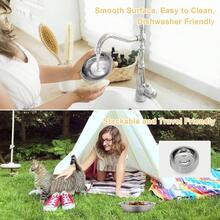5 PCS Stainless Steel Bowl - Shallow Wide Flat Cats Food Bowls, Metal Kitten Dishes Whisker Friendly Fatigue Relief, Basic Plates Elevated Stand, Dishwasher Safeu2026 - 兩件套 - 查看 6