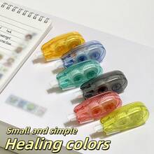 12/6 piezas Cinta correctora arcoíris - Cinta correctora, corrección instantánea, corrección de escritura, corrección suave y sin rayones, adecuada para uso en oficina y escuela, artículo de papelería esencial para útiles escolares y temporada de regreso a clases, ideal para regalar