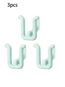 1/2/3 Slipper Hooks, Shower Flip Flops Adhesive Storage Rack Saves Space Babouche Adhesive Bracket, Bathroom Shower Flip Shoe Adhesive Organizer, Bathroom Shower Flip Shoelace Adhesive Storage Rack Saves Space, Storage Rack, Space Saving Dishwashing Cloth - Multicolor - View 13