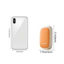 Mini réchauffe-mains électriques avec réglages, réchauffe-mains électrique portable et réutilisable pour hommes, femmes et enfants, pour une utilisation en intérieur et en extérieur. Cadeaux de Noël noirs, réchauffe-mains, cadeaux pour hommes, articles pour bas de Noël, réchauffe-mains rechargeables