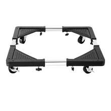 360 Degree Stainless Steel Refrigerator, Stove, And Washing Machine Support - Black - View 4