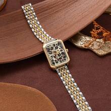 xinyunkou Fierce Charm, Focal Point On The Wrist, Luxury Wild Chic Leopard Print Dial Fashionable Exquisite Ladies Watch - Gold - View 3