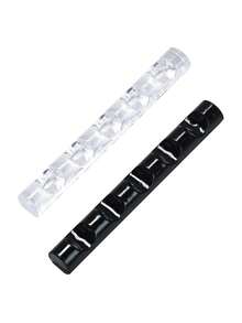 RANCAI 2pcs Nail Art Brush Holder, Pink Transparent 5-Slot Nail Art Brush Rack, Mini Portable Acrylic Stand, Nail Art Tool DIY Nail Sculpture Painting Pencil Brush Display Rack - Multicolor - View 15