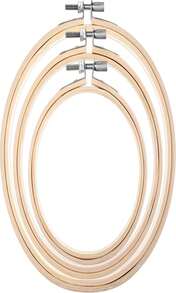 3pcs Embroidery Hoop 4_5_6 Inch Circle Cross Stitch Hoop And Bamboo Frame Round Adjustable Embroidery Hoops Set For Cross Stitch Ornament And Art Craft Sewing