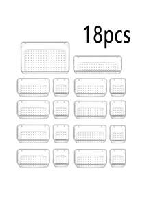 1 件/4 件/5 件/6 件/7 件/25 件透明化妆品收纳盒,抽屉式收纳盒,分隔式收纳容器,可自由组合,化妆品收纳盒,适用于家庭、学校、宿舍、办公室收纳,非常适合家庭收纳和整理,适用于女士礼品盒、节日礼品盒、情人节礼品盒、情人节装饰品、女友礼物。 - 彩色 - 查看 9