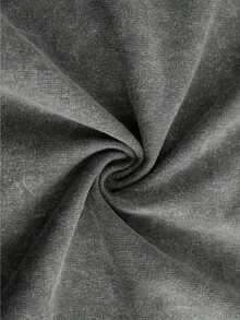 230G Retro Washed Cotton-Shirt, Anime Graphic Double-Sided Print "This World Shall Know Pain", Loose Fit Round Neck, Unisex Summer Streetwear, Holiday Casual Fashion New Arrival - 深灰色 - 查看 3