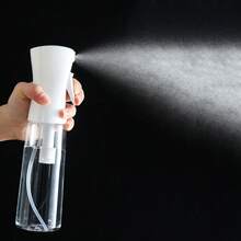 1pc Adjustable High Pressure Atomizing Hydration Spray Bottle - Perfect For Alcohol Disinfection & Watering Your Plants!,Hairdresser's Supplies - Transparent White - View 3