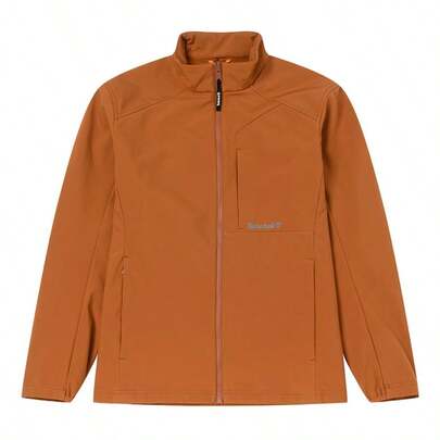 Timberland 男裝梭織軟殼外套立領款式休閒服上衣日常戶外舒適運動服外套