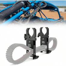 Soporte para Cinturn de Transmisin para UTV, Montura Universal de Cinturn Compatible con Barras de Proteccin de 1.5u201D - 2u201D Compatible con RZR, Can Am, Mule - Negro - - Ver 1