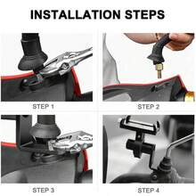1 szt. Aluminiowy adapter do lusterka motocyklowego, uchwyt na telefon, wielofunkcyjny stojak rozszerzający