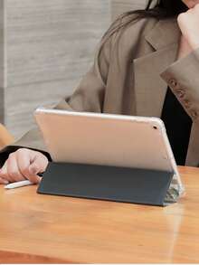 Ayotu 条纹和棕榈树保护壳适用于 iPad 10.2 英寸 2021/2020 iPad 第 9/8 代，兼容三星 Galaxy Tab A8 10.5 英寸 2022，兼容华为 Matepad 10.4/Tab，带笔架，支持自动睡眠/唤醒盖，时尚保护壳 - 彩色 - 查看 5