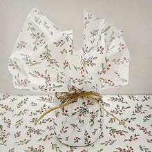 20pcs Christmas Gift Wrapping Paper, Party Decoration Art Paper, Suitable For Gift Packaging, Bouquet Packaging, Art Crafts, DIY, Packaging Bags, 4 Colors To Choose From - Multicolor - View 13