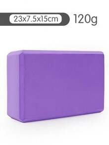 1pc Yoga Block - Latex-Free EVA Foam - Soft Non-Slip Surface Slanted Edges Yoga, Pilates, Meditation - Foam Yoga Brick Set For Stability, Balance, Deepening Stretches In Yoga Accessories