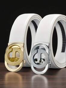 Luxus Automatik Gürtel für Herren - Verstellbar, modischer Business-Casual Stil, Legierung Schnalle, Top Geschenkidee