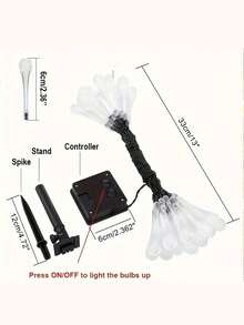 1pc/200/100pcs LED Solar Curtain Water Drop Light Light Outdoor Light, 8 Lighting Modes Fairy Light Christmas Party Wedding Home Bedroom Garden Wall Decoration, IP65 Outdoor Lighting For Festival, Christmas Decoration, Outdoor Waterproof Garden Lawn Patio Bubble Ball Colored Light, Christmas Decorative Light