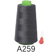 1/3/4/6pcs Elastic Lockstitch Sewing Thread Set, 3000 Yards Spool, 100% Polyester Serger, Overlock, Quilting Thread For Stretchy Fabrics Like Swimwear, Lingerie, Knitwear, Socks, Etc.