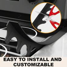 3pcs Stove Counter Gap Cover 21 Inch Silicone Stove Gap Filler Strip Heat Resistant Cooktop Space Guard Anti-Slip Non-Tacky Easy Clean - Black - View 3